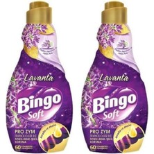 1001 Soft Çamaşır Yumuşatıcısı, 1440 Ml, Lavanta (2 Paketi)