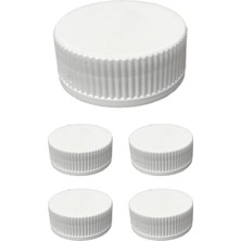 1001 Vidalı Plastik Kapak, 41/18MM, 3l Kulplu Galon Şişe Uyumlu, Sızdırmaz Yedek Kapak, Beyaz (5)