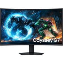 1001 Odyssey G7, 37'' 4K Va 165 Hz 1 Ms 1000R Kavisli Oyuncu Monitörü, LS37FG750EUXUF