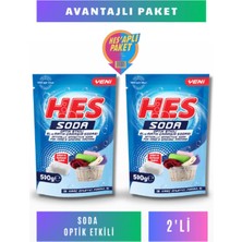 1001 Soda-El ve Matik Çamaşır Sodası(Optik Etkili) 500GRX2 Adet, Hessoda2