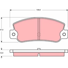 Trw GDB360 Arka Balata Fiat Croma 1.6/2.0/2.0ie/2.0ie Turbo/1.9t/2.5d/2.5td Tmpr 2.0ie 793741-9940969