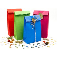 1001 15X29 Renk Şöleni Mix Kese Kağıdı Seti – 4 Renk Karışık 12’li Paket | Kalın, Dayanıkl�