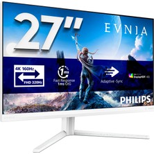 1001 Evnia 27M2N5901A-00 27 Inç UHD Oyun Monitörü, 160Hz 4K / 320Hz Fhd Çift Çerçeve, 1ms, Ips, G-S