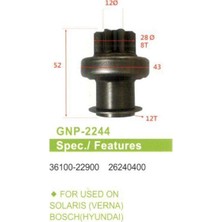 Genon 2244 Mars Dislisi 8 Dıs Hyundai Solaris (Verna) 36100-22900-26240400