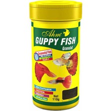 1001 Guppy Granul Food 250 ml Balık Yemi