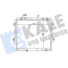 Kale 354225 Radyatör Toyota Hilux Revo 2.4l 2gdftv GUN125 GUN135 4x2 4x4 15-> 164000L431-164000L432-164000L433