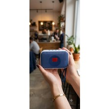 1001 Bluetooth Hoparlör Speaker LED Işıklı USB ve Hafıza Kartı Destekli Telefon Standlı Taşınabi