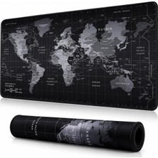 1001 Xxl Oyuncu Mouse Pad 90X40 cm 3mm Dikişli Kaymaz Taban Büyük Gaming Mouse Pad Desk Mat Dünya Har