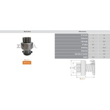 Zen 1743 Mars Dislisi 10 Dıs Ford Cargo F002G20724