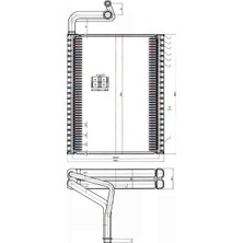 Radisen Radısen Re 923012 Evaporator Bmw F90 G30 G31 G38 G32 G11 G12 F91 F92 F93 G14 G15 G16 G18 G06 G07 64119378108
