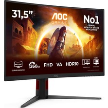 1001 C32G4Z 31.5″ 260Hz 0.3ms HDR10 Adaptive Sync Full Hd 1500R Kavisli Gaming (Oyuncu) Monitör