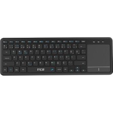 1001 IBK-568BT Dual Mod Bluetooth 5.0 + 2.4g Touch Pad Smart Keyboard Pil Seviyesi 2.2V 10 Metreye Kadar