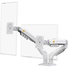 1001 North Bayou Nb F160 Ergonomic Çift Kol 2-9 kg Kapasiteli Yeni Nesil Profosyonel Monitör Standı (B