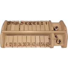1001 Ahşap Matematik Öğrenme Oyunu, Çarpım Tablosu, 6 Lar, 2 Kişilik