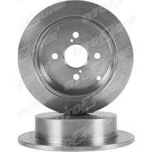 Otozone BD9032 Arka Fren Diski (Dolu Tip) Toyota Corolla 1,4l 4zz-Fe ZZE120 Vvti 02-06 / 1,6l 3zz-Fe ZZE121 Vvti 02-06 (258 Çap x 4 Bijon) - 4243102070-4243102071