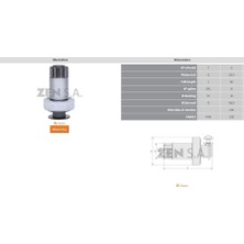 Zen 1930 Mars Dislisi 9 Dıs Audi A4 1.9 Tdı - A6 2.5 Tdı / Vw Passat 1.9 Tdı UMD-5875-237291