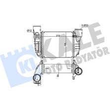 Kale 355010 Turbo Radyatörü (Intercooler) Audi A4-Exeo (08-10)1.8t 8E0145805L-8E0145805N
