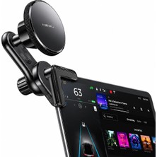 1001 HP-A38 Magsafe Araç Tutucu – Güçlü Mıknatıs 360° Dönebilen Başlık Multimedya Ekranlara U