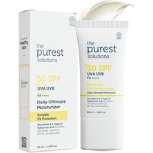 1001 Yüksek Koruma ve Nemlendirici Etkili Güneş Koruyucu Krem Spf 50, 50 ml
