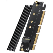 1001 Pcıe 4.0 X4 X8 X16 Uyumlu 64GBPS Nvme M.2 SSD Dönüştürücü Adaptör