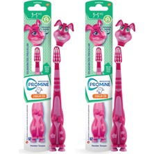 1001 3-5 Yaş Çocuk Diş Fırçası Yumuşak - Tavşan (2 Paketi)