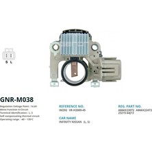 Genon M038 Alt. Konjektor 12V Nissan Sunny 1.3-1.5-1.6-1.8l (L. S) VR-H2009-45-IM292-A866X23072