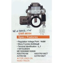Genon M094 Alt. Konjektor 12V Mitsubishi Fuso (A3TR0188) (L. I) VR-H2009-175-ME192608