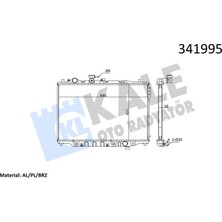 Kale 341995 Radyatör Mazda 626 Iıı (Al-Pl-Brz) F2H215200-F8C815200-F8B415200C
