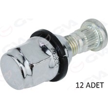 Gva 8891116 Bijon Saplama Somun Takimi Hyundai Era (Ø13 Freze) (Paket 12)