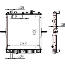 Oris Orıs BIS033036 (X) Radyatör Brazing Isuzu Nqr (620X590X36) 8973331414-3870178792