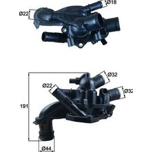 Mahle TM46.105 Termostat 105 ºc Mini N16 N18 R55 R56 R57 R58 R60 R61 11538674895