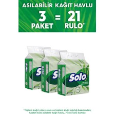 1001 Asılabilir Kağıt Havlu, 3'lü Paket, 1 Paket = 7 Rulo, Askı Hediyeli