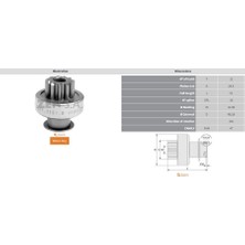 Zen 1169 Mars Dislisi 11 Dıs Fiat Doblo UMD-5635-63111008-63111009