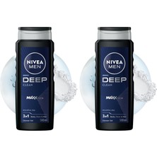 1001 Erkek Deep Dimension Duş Jeli 500 Ml,derinlemesine Temizlik,bakımlı Cilt,vücut,yüz ve Saç Iç