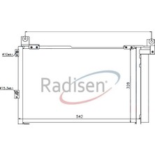 Radisen Radısen Rc 940143 Klima Radyatoru (Kondanser) Ranger 2.5td 99>06) 3.0td 06>mazda B Serie 2.2 2.5 99>06 3M3519710CB-UM6561480A-1356049