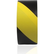 1001 Boss Güvenlik Bandi Yer Isaretleme Bandi, 48 mm x 30 M, Sari Siyah