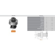 Zen 0910 Mars Dislisi 8 Dıs Renault Master 63216815-63216851-63217403