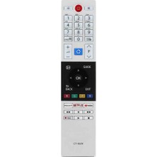 1001 Toshiba Toshıba CT-8543 CT-8528 Televizyon Kumandası Rakuten Tv Youtube Netflix Tuşlu