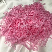 1001 Pembe Kırpık Pelür Kağıt Kırpıntısı Pink Shredded Tissue Paper - 50 Gram