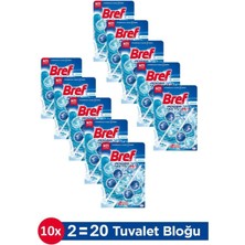 1001 Power Aktiv Okyanus Kokulu Tuvalet Bloğu 10 Adet Ikili Paket