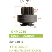 Genon 2236 Mars Dislisi 8 Dıs Kıa Rıo 1.4 16V ZEN-1847-36145-26810-2808T
