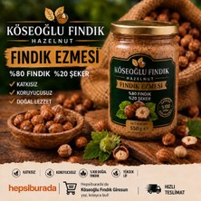 Köseoğlu Fındık % 100 Giresun Kalite Fındık Ezmesi (şekersiz) 550 Gr. YENİ MAHSÜL. Cam Kavanoz