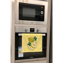 Valerine Life El Kurulama Havlusu 30X50CM Mutfak, Fırın Için Pamuklu Emici Kavun Mevsimi