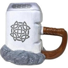 Esranın Dünyası Thor'un Çekici 3D Özel Tasarım Büyük Kupa Bardak