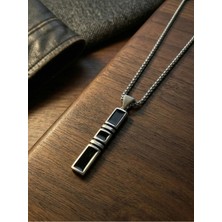 Velcari Minimalist Stil Paslanmaz Çelik Erkek Kolye