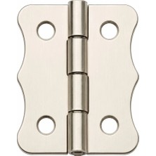 My Best Store Nikel 100 Adet Papatya Menteşe Düz 30X23 mm - Dekoratif Çerçeve Fener Kutu Menteşesi