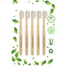 Pharma Acqua 5 Li Beyaz Bambu Diş Fırçası