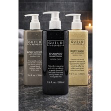 Guild + Pepper Warm Oak Serisi 3’lü Bakım Seti (Şampuan + Duş Jeli + Vücut Losyonu) 285 ml