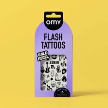 OMY Flash Tattoos Geçici Dövme - Wild Rebel