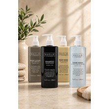 Guild + Pepper Warm Oak 4’lü Kişisel Bakım Seti (Şampuan + Duş Jeli + El Sabunu + Vücut Losyonu) 285 ml